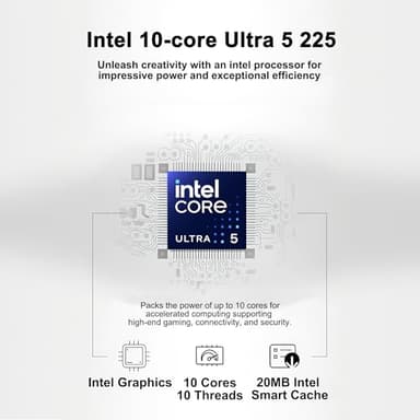 Dell Tower ECT1250 Business Desktop Intel 10-core Ultra 5 225 (Beats Ultra 7 165H) 32GB RAM 1TB SSD Wi-Fi 6 Win11Pro ICP Hub w/Copilot AI - Image 4