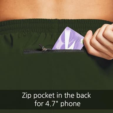 baleaf Men's 5" Running Athletic Shorts Zipper Pocket for Workout Gym Sports Lightweight Quick Dry Army Green Size M - Image 4