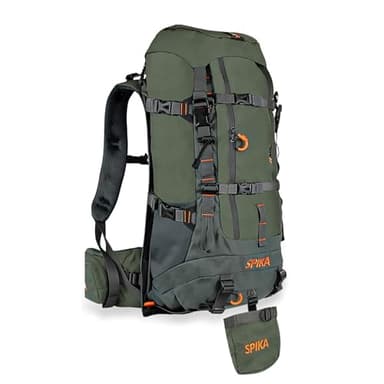 SPIKA Hunting Backpack Internal Frame for Men Waterproof Hunting Pack with Rifle Holder Rain Cover Extendable 40L+ Capacity - Image 1