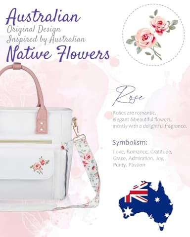 GLORIEROO Deluxe Insulated Lunch Box Bag Women - Leakproof Waterproof Cooler with Multi Pockets Removable Strap for Work Picnic - Teacher Mothers Day Christmas Birthday Gifts - Image 7