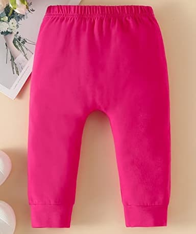 Fullfamous Baby Girl Clothes Gifts Outfits,Fall Winter Long Sleeve Romper and Pant Set Raspberry Heart 6-12 months - Image 5