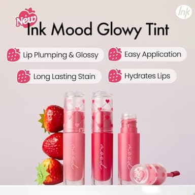 Peripera Ink Mood Glowy Tint (031 HONORABLE BERRY), Long-Lasting Lip Stain, Korean Lip Tint, K Beauty - Image 2