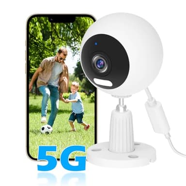 5G/2.4G Outdoor/Indoor Security Camera,1080P Baby/Elder/Dog/Pet/Nanny Camera with Phone App, WiFi Baby Monitor, Motion Detection, Alarm Siren, Night Vision, IP66 Waterproof, Two-Way Talk, SD/Cloud - Image 1
