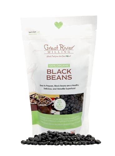 Organic Black Beans, Pack of 4-16 oz Bags - Image 1