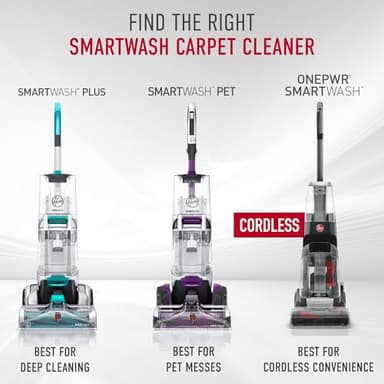 Hoover SmartWash Pet Automatic Carpet Cleaner Machine with Spot Chaser Wand, Deep Cleaning Carpet Shampooer Machine, Pair with a Hoover Carpet Cleaner Solution for a Bright, Refreshed Home - Image 10