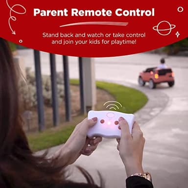 Best Choice Products 12V Kids Ride On Truck Car w/Parent Remote Control, Spring Suspension, LED Lights, AUX Port - Pink - Image 3