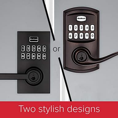 Kwikset 99170-001 SmartCode 917 Keypad Keyless Entry Traditional Residential Electronic Lever Deadbolt Alternative with Tustin Door Handle and SmartKey Security, Satin Nickel, Large - Image 5