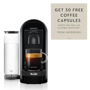 Nespresso Vertuo Plus Coffee and Espresso Maker by Breville, Ink Black - Image 2