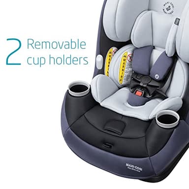 Maxi-Cosi Pria All-in-One Convertible Car Seat, Rear Facing Car Seat for Infants from 4-40 lbs, Forward Facing Car Seat up to 100 lbs in Booster Seat Mode, Midnight Slate - Image 8