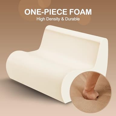 Cansunna Loveseat Bean Bag Chair, Bean Bag Couch Lazy Beanbag Sofa Large Armless Comfy Chair Sofa for Adults, with High Density One-Piece Foam Filling (Large) - Image 5