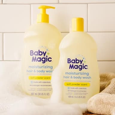 Baby Magic Moisturizing Hair & Body Wash, 16.5 Fl Oz - Image 6