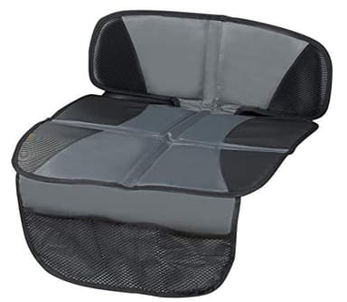 Kaiphy Car Seat Protector - Seat Protection Mat - Thick Padding - Durable, Waterproof Fabric, Leather Reinforced Corners & 3 Pockets for Handy Storage Gray - Image 1