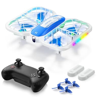 HOFMOC Mini Drone for Kids 8-15, Indoor Drones Gifts for Boys 8-12, Boys Toys Age 8-10, Beginner Drones with Propeller Protection, Throw to Go, Altitude Hold, 3D Flips and Headless Mode - Image 1
