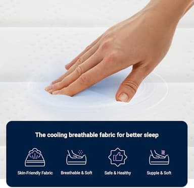 Avenco Twin Mattress, 10 Inch Medium Firm Twin Size Mattress in a Box, Hybrid Mattresses with Smarts™ Coil Pocket Springs for Motion Isolation, Strong Edge Support, CertiPUR-US Certified - Image 5