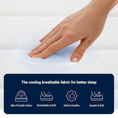 Avenco King Mattress, 12 Inch Medium Firm King Size Mattress in a Box, Hybrid Mattresses with Smarts™ Coil Pocket Springs for Motion Isolation, Strong Edge Support, CertiPUR-US Certified - Image 4