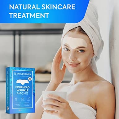 SILKDERMIS Forehead Wrinkle Patches 12Pcs with Aloe, Collagen, Vitamin E, Anti Wrinkle Patches, Forehead Wrinkles Treatment - Image 7