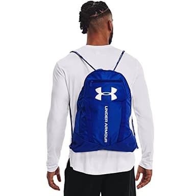 Under Armour Unisex-Adult Undeniable Sackpack , Royal (400)/Metallic Silver , One Size Fits Most - Image 2