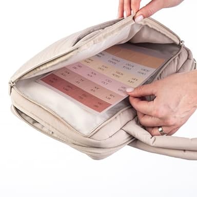 DiverseBee Large Bible Cover with Handles, Carrying Case for Women, Tote Bag, Book Cover, Bible Accessories, Christian Gift (Beige) - Image 6