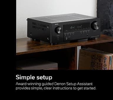 Denon AVR-S670H 5.2 Ch Home Theater Receiver, 8K UHD HDMI Receiver (75W x 5), Streaming via Built-in HEOS Bluetooth & Wi-Fi, Dolby TrueHD, Dolby Pro Logic II DTS HD Surround Sound System for TV - Image 6