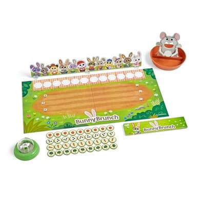 hand2mind Bunny Brunch, Cooperative Board Games, Toddler Educational Toys, Kindergarten Math Games, Preschool Learning Activities, Indoor Recess Games for Classroom, Easter Gifts for Kids - Image 8