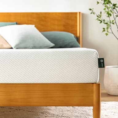 ZINUS 8 Inch Full Green Tea Memory Foam Mattress [New Version], Fiberglass free, Medium Firm Feel, Zoned Pressure Relief, Certified Safe Foams & Fabric, Mattress in A Box - Image 10