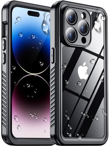 2025 New for iPhone 14 Pro Max Case Waterproof,[Glass Camera Protector & Built-in Screen Protector] [Full Body Shockproof] [IP68 Underwater][Dustproof][Dropproof] Phone Case for iPhone 14 Pro Max 6.7" - Image 1