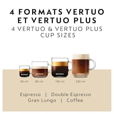 Nespresso Vertuo Plus Coffee and Espresso Maker by Breville, Ink Black - Image 7