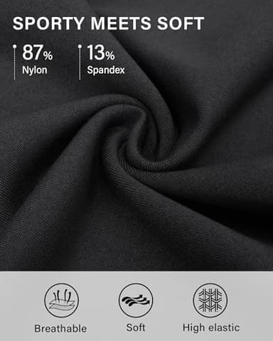 Stelle Womens High Waisted Legging Yoga Pants with Pockets for Workout (Cotton Like Softness-Black, X-Large) - Image 3