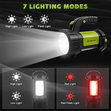 AlpsWolf Camping Lantern Rechargeable, LED Flashlight Spotlight Lantern with 800LM, 3600 mAh, Strap Included Portable Bright Camping Light for Emergency, Outdoor Hiking, Power Outages - Image 5