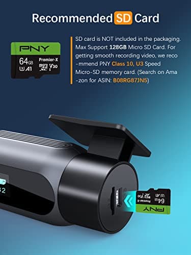 ARIFAYZ Dash Cam WiFi FHD 1080P Car Camera, Front Dash Camera for Cars, Mini Dashcams for Cars with Night Vision, 24 Hours Parking Mode, WDR, Loop Recording, G-Sensor, APP, Support 128GB Max - Image 7
