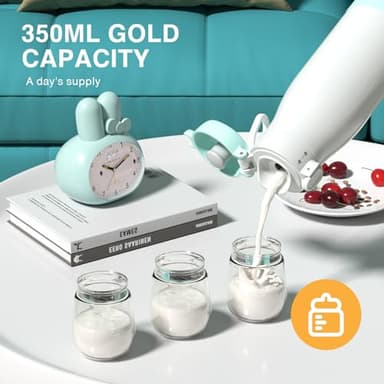 YIGUPortable Bottle Warmer 12oz Large Capacity 55W Power, Fast Heating for Breast Milk, Formula, and Milk, Suitable for Baby Outdoor, Airplane, and Car Travel Bottle - Image 6