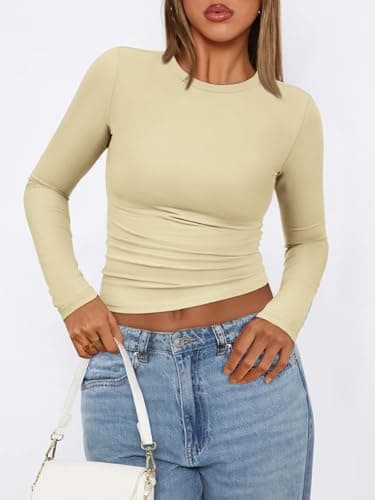 ATHMILE Sweater for Women Long Sleeve Undershirt Slim Fitted Winter Outfits 2025 - Image 2