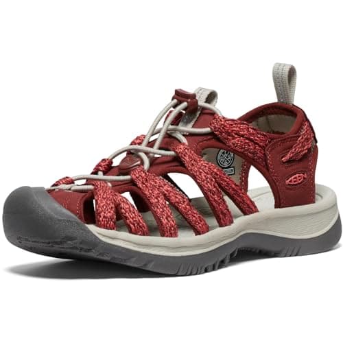 KEEN Women's Whisper Closed Toe Sport Sandals, Cayenne/Fired Brick, 6 - Image 1