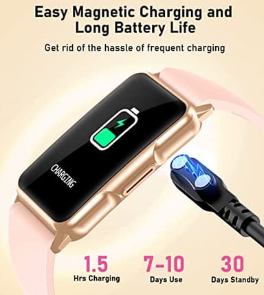 Smart Watch Health Fitness Tracker with 24/7 Heart Rate, Blood Oxygen Blood Pressure Sleep Monitor, 115 Sports Modes, Step Calorie Counter Pedometer IP68 Waterproof for Android and iPhone Women Men - Image 3