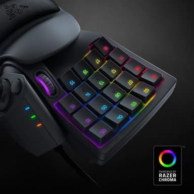 Razer Tartarus V2 Gaming Keypad: Mecha Membrane Key Switches - One Handed Keyboard - 32 Programmable Keys - Customizable Chroma RGB Lighting - Programmable Macros - Snap Tap - Black (Renewed) - Image 4