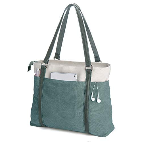 Women's Work Bag with Laptop Compartment Zipper Pockets Teacher Totes Purse - Image 1