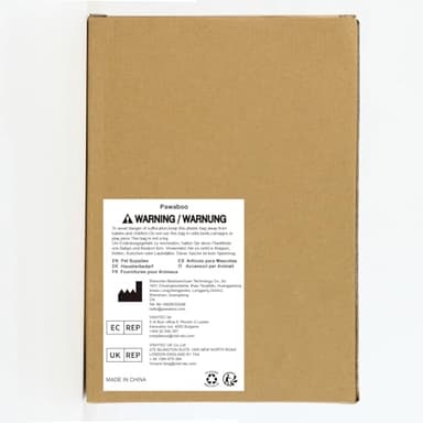 Pawaboo Small Dog Sling Carrier, Reversible Hands Free Dog Sling Carriers for Small Dogs and Cats, Puppy Slings Carrier with Adjustable Strap Buckle & Safety Harness, Puppy Essentials, Black - Image 8