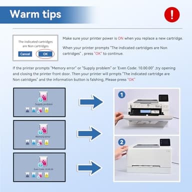 MYTONER 206A Toner Cartridges 4 Pack (with Chip) Compatible Replacement for HP 206A 206X for Color Pro MFP M283fdw M283cdw M282nw Pro M255dw M255nw M283 M255 M282 Printer W2110A W2110X High Yield - Image 6