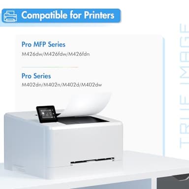 26A Toner Cartridge for HP Printer CF226A M426fdw Compatible for HP 26A Black Laserjet Toner Cartridge 26X CF226X M402n MFP M426fdw M402dn M402 M402dw M402dne M426fdn M426 M426dw Printer Ink 2 Pack - Image 2