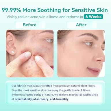 Face Towels, 10"×12" Disposable Face Towel, Face Towelettes XL, Ultra Soft Makeup Remover Dry Wipes, Thick Face Towel for Cleansing,100 Count (2 Pack) - Image 5