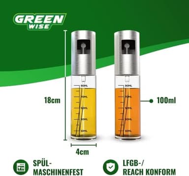 Oilsprayer for Olive & Vine Oil Spray Bottle, Continuous Spray, 3 OZ, for Cooking, Salad Dressing, BBQ and More - Image 5