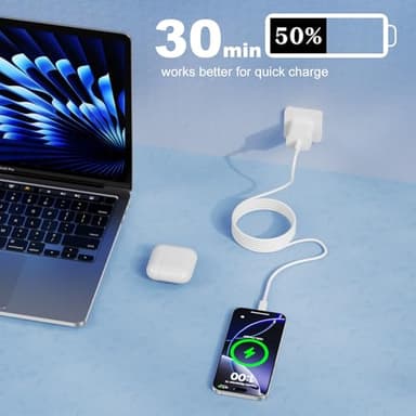 Car Carplay Cable for iPhone 17 Pro Max/Air/16/15 Pro Max/Plus/16e Cables,2Pack USB A to USB C for iPhone USB C Cord,USB C Cable for iPad Pro/iPad Air Android Charger Cord Type-C Charging Cable 3FT - Image 7