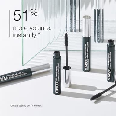 Clinique High Impact Mascara | Volume, Length + Safe For Sensitive Eyes, Black, 0.24 Fl Oz - Image 6