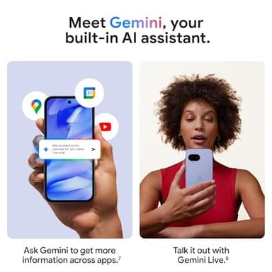 Google Pixel 9a - Obsidian - 128 GB with $100 Amazon Gift Card - Image 5