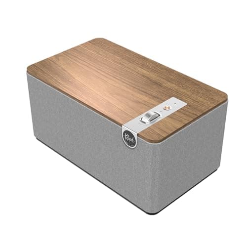 Klipsch The Three Plus Premium Bluetooth Speaker System, Walnut - Image 1