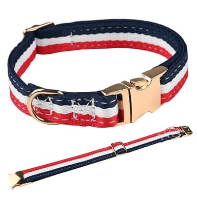 NISIYE Luxury Dog Collar, Cute Dog Collars, Durable Pet Collars with Metal Buckle Safety for Large Dogs - Image 1