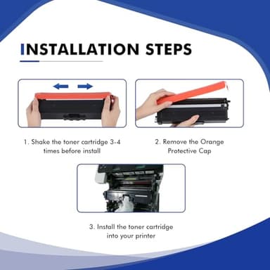 TN433 Toner Cartridge Set TN-433 MFC-L8900CDW Compatible Replacement for Brother TN433 TN 433 TN431 for Brother MFC L8900CDW HL-L8360CDW HL-L8360CDWT HL-L8260CDW MFC-L8610CDW Printer (BCYM, 4 Pack) - Image 4
