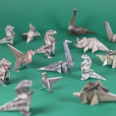 DIY Paper Cats - 50 Sheets DIY Origami Paper to Fold Cute Cat Figures, Fun Craft Activity for Adults & Kids, Desk Decoration & Gift for Cat Lovers (ca't, 50pcs) - Image 7