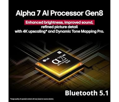 LG 50" (2025 Model) UHD AI UA75 Smart TV HDR10 Bluetooth a7 AI Processor 4K Gen8 Filmmaker Mode webOS 25 + Wall Mount Compatible with Alexa(Renewed) - Image 5
