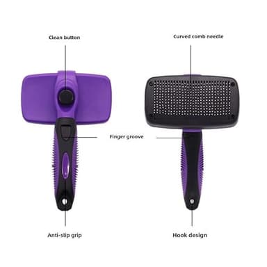 Pet Hair Removal & Grooming Kit – Deshedding Dog & Cat Brushes, Slicker, Dematting & Bathing Tools for Dogs & Cats, Ideal for Shedding, Long & Short Hair, Puppy & Pet Grooming Essentials - Image 4